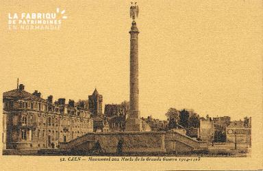 Cl 06 426 Caen-Monument aux morts de la grande guerre 14-18