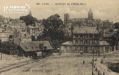 Cl 07 007 Caen - Quartier de l'Hotel-Dieu