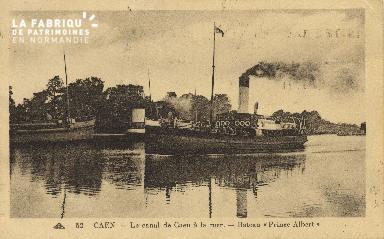 Cl 07 061 Caen - Le Canal de Caen à la Mer - Bateau de Caen à la Mer