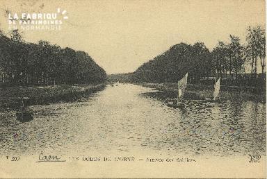 Cl 07 066 Caen - Les Bords  de l'Orne- Arrivée des Sabliers