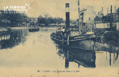 Cl 07 075 Caen - Le Canal de Caen à la Mer