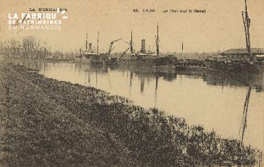 Cl 07 076 Caen - Le port sur le Canal
