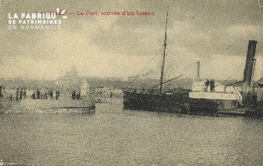 Cl 07 086 Caen - Le port - Arrivée d'un Bateau