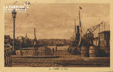 Cl 07 087 Caen - Le port