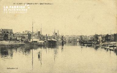 Cl 07 096 Caen - Le Bassin à Flot- Quai Vendoeuvre