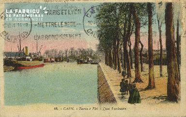Cl 07 097 Caen - Le Bassin à Flot- Quai Vendoeuvre