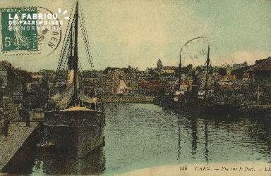 Cl 07 104 Caen - Vue sur le Port