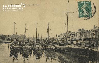 Cl 07 132 Caen - le Torpilleurs dans le Bassin