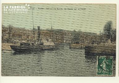 Cl 07 149 Caen - Départ du bateau du Havre par le Canal