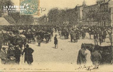 Cl 07 196 Caen - Le marché aux chevaux