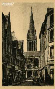 Cl 08 012 Caen rue Montoir Poissonnerie l'Eglise St Pierre