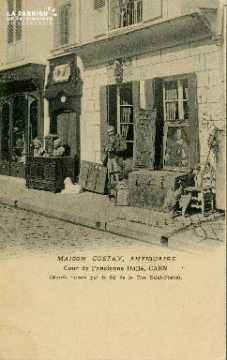Cl 08 026 Caen maison Costey antiquaire cour de l'ancienne Halle entré
