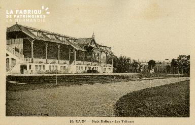 Cl 08 114 Caen le Stade Hélitas les Tribunes