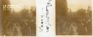 Vassy, défilé fête 28 juillet 1912