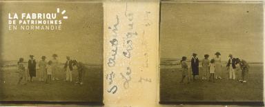 B004 St-Aubin, le croquet 7 aout 1921