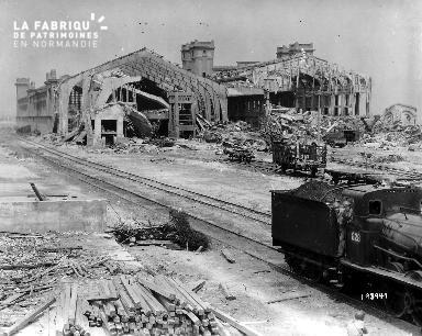 Les ruines de la gare maritime 