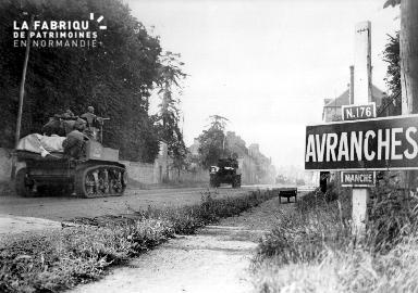 Entrée dans la ville d'Avranches