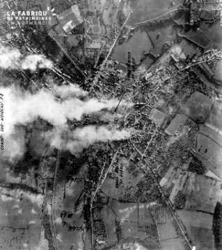 Vue aérienne de Condé-Sur-Noireau