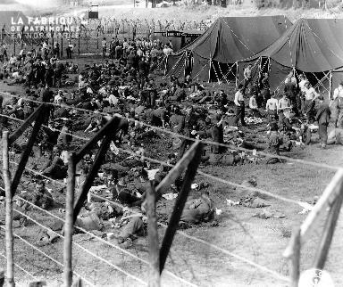 Camp de prisonniers allemands à Isigny-Sur-Mer