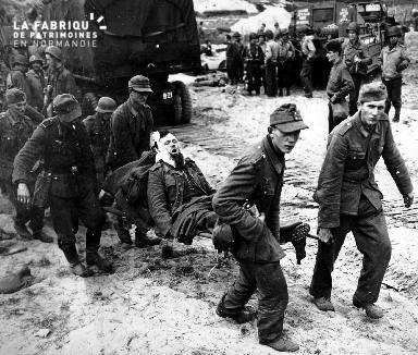 Prisonniers allemands blessés
