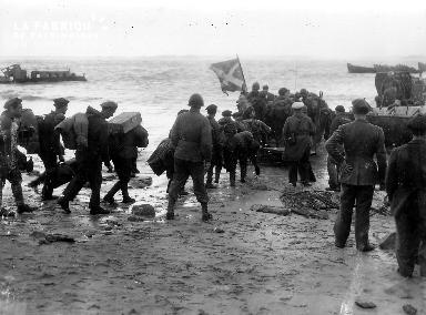 Sur une plage de Bretagne en 1944