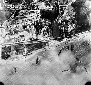 Vue aérienne de Juno Beach