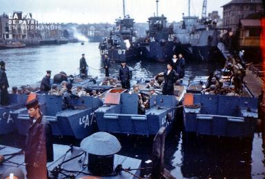 Royaume-Uni : embarquement sur les navires, préparation au Débarquement (début juin 1944)
