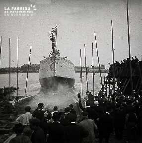 Saint Malo Le lancement du Pourquoi Pas