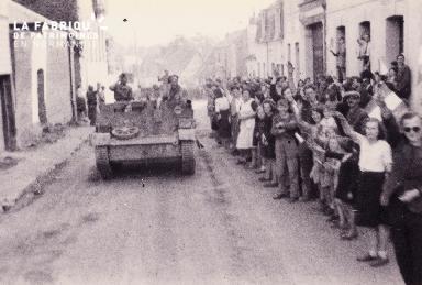 Acclamation de la 1ere DB polonaise à Chambois