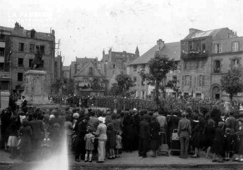 Cérémonie de la libération à Granville