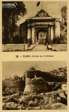 Caen- Entrée du Château