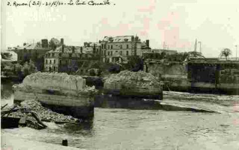 Le pont Corneille.30/06/40