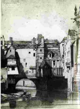 Le pont Saint Pierre  (et l'abside)
