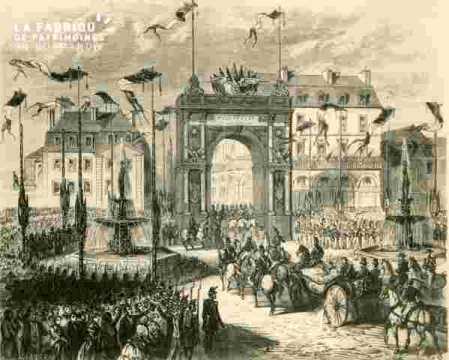 Réception de Napoléon III  Lieu non indiqué