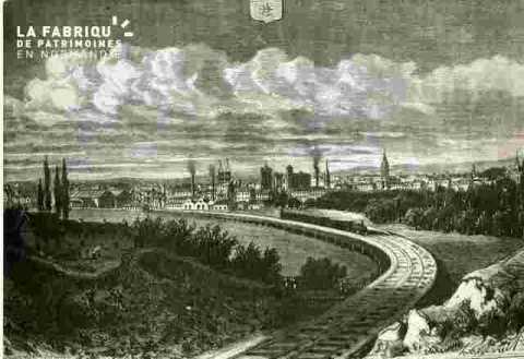 Vue de la Généralité .avec train.LaFr.illustrée