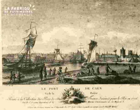 Port de Caen            2ble vu de la Prérie