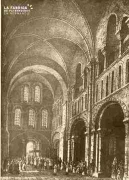 Abbaye aux Dames, la nef intérieur