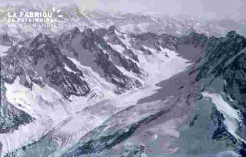 Survol des montagnes-Glacier