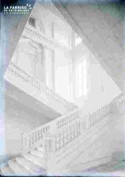 Grand Escalier Château de Bénouville ou  Abbaye aux dames