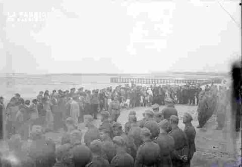 Inauguration du Bateau de sauvetage-Militaires allemands