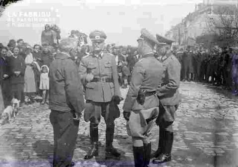 Inauguration du Bateau de sauvetage-Militaires allemands