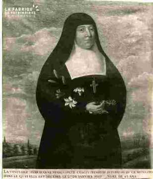 Mère Jeanne-Marguerite Chauv-I ère sup du Monastère