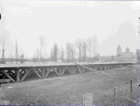 Argentan construction de l'avenue de la forêt Normande 1938