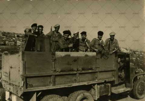 Photographie de groupe, soldats français