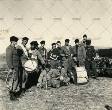 Photographie de groupe, soldats français