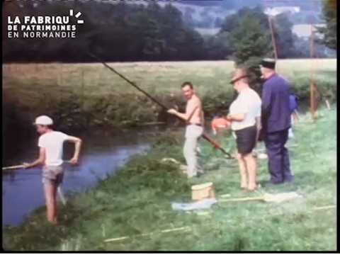 1970, concours de pêche.à Boissy-Maugis 