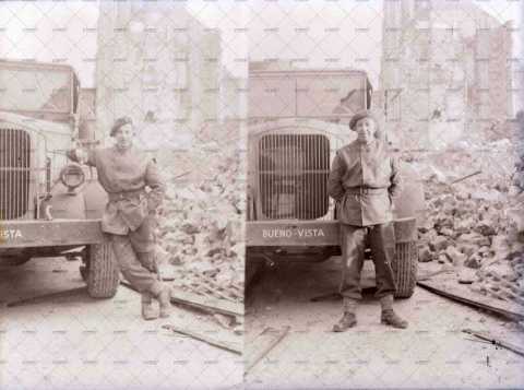Soldats, Caen en ruines 