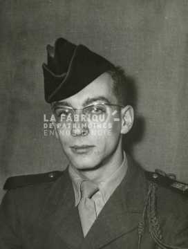 Portrait d'un soldat français en Algérie
