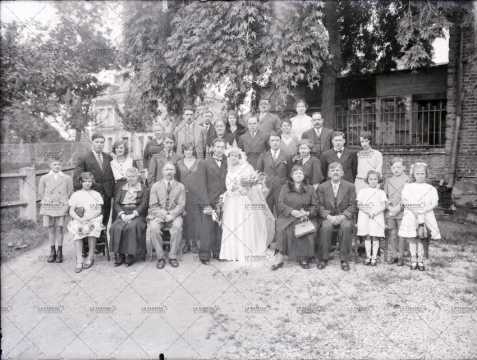 Photographie de groupe, mariage