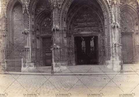 Rouen, portail de l'église Saint-Maclou